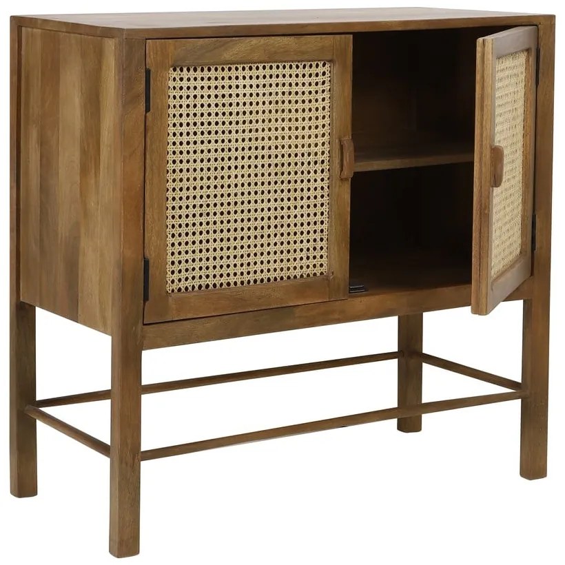 Кафяв скрин от мангово дърво 88x84 cm Nipas - Light &amp; Living