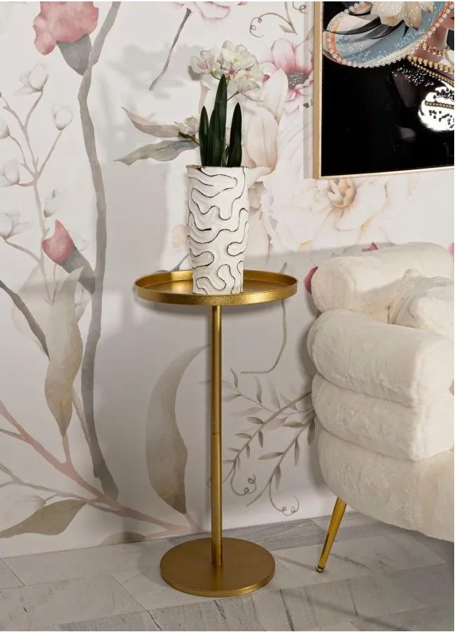 Метална кръгла странична масичка ø 51 cm Doha – Mauro Ferretti