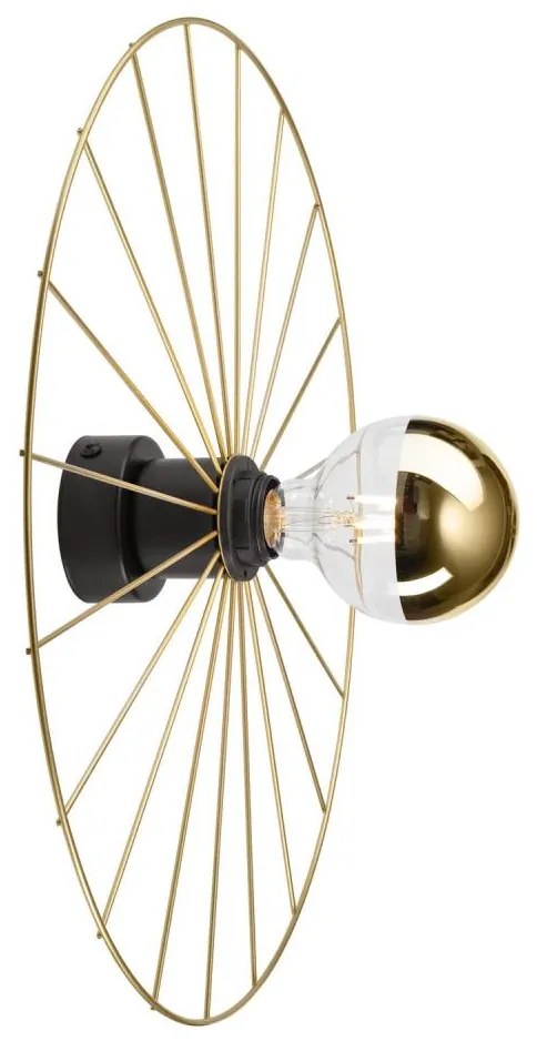 Аплик MONTANA 1xE27/15W/230V Ø 45 cm златист