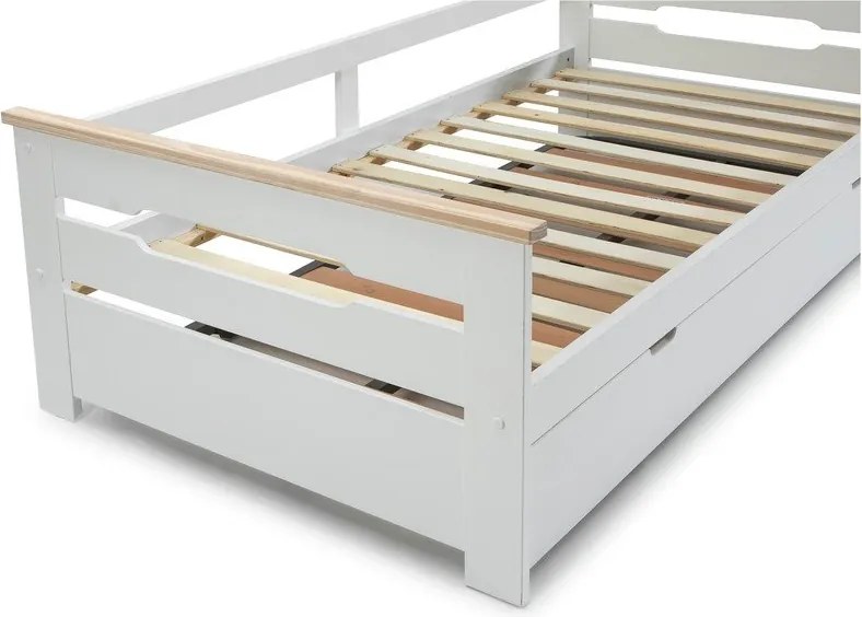 Бяло детско легло с разтегателно легло , 90 x 190 cm Elisa - Marckeric