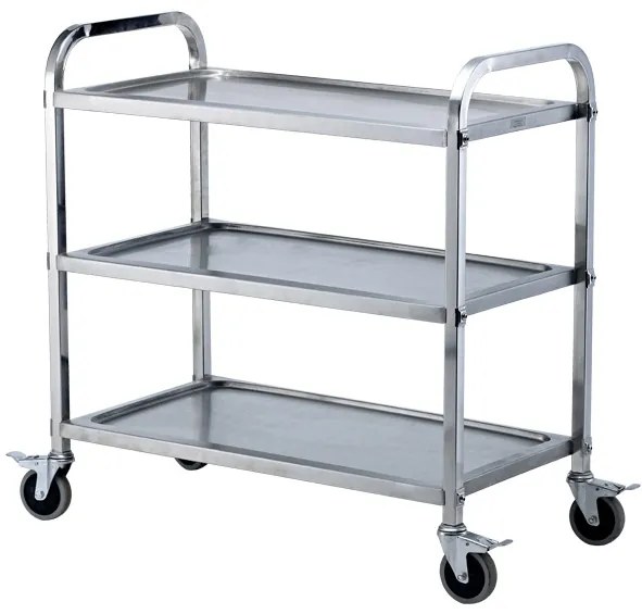 Метална количка 3 нива голяма 85x45x89cм 079B(L) GX