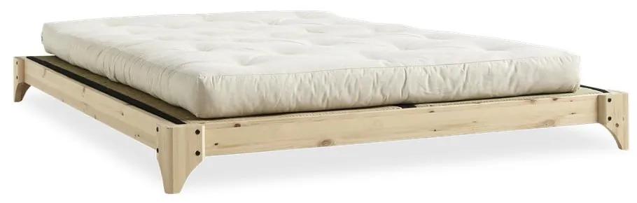 Двойно легло от борова дървесина с решетка 140x200 cm Elan - Karup Design