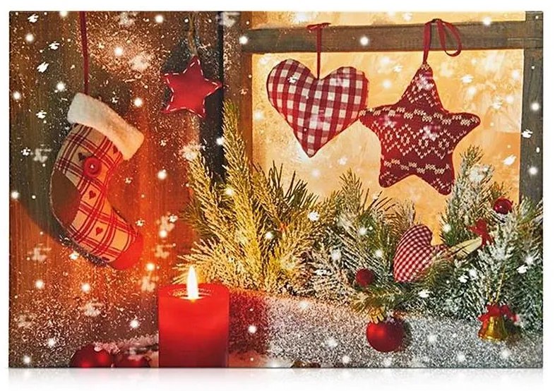 Markslöjd 704359 - LED декоративна картина CANVAS LED/0,18W/3xAA