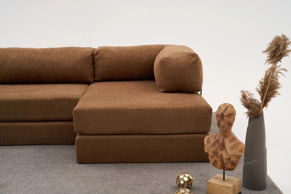 Ъглов диван Comfort, цвят Кафяв