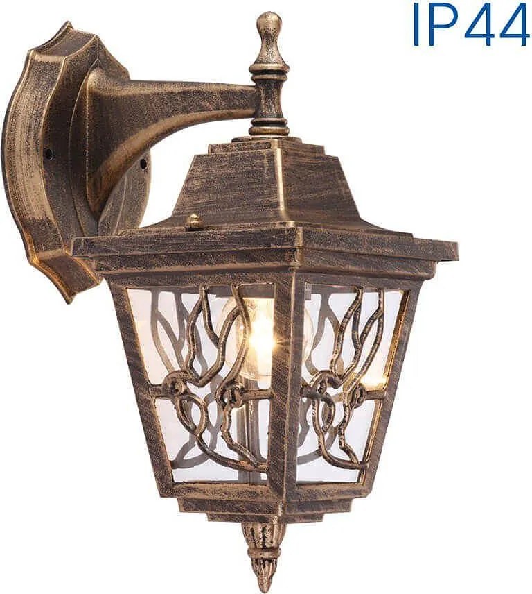 Градински аплик LYON, ант. месинг, 1xE27