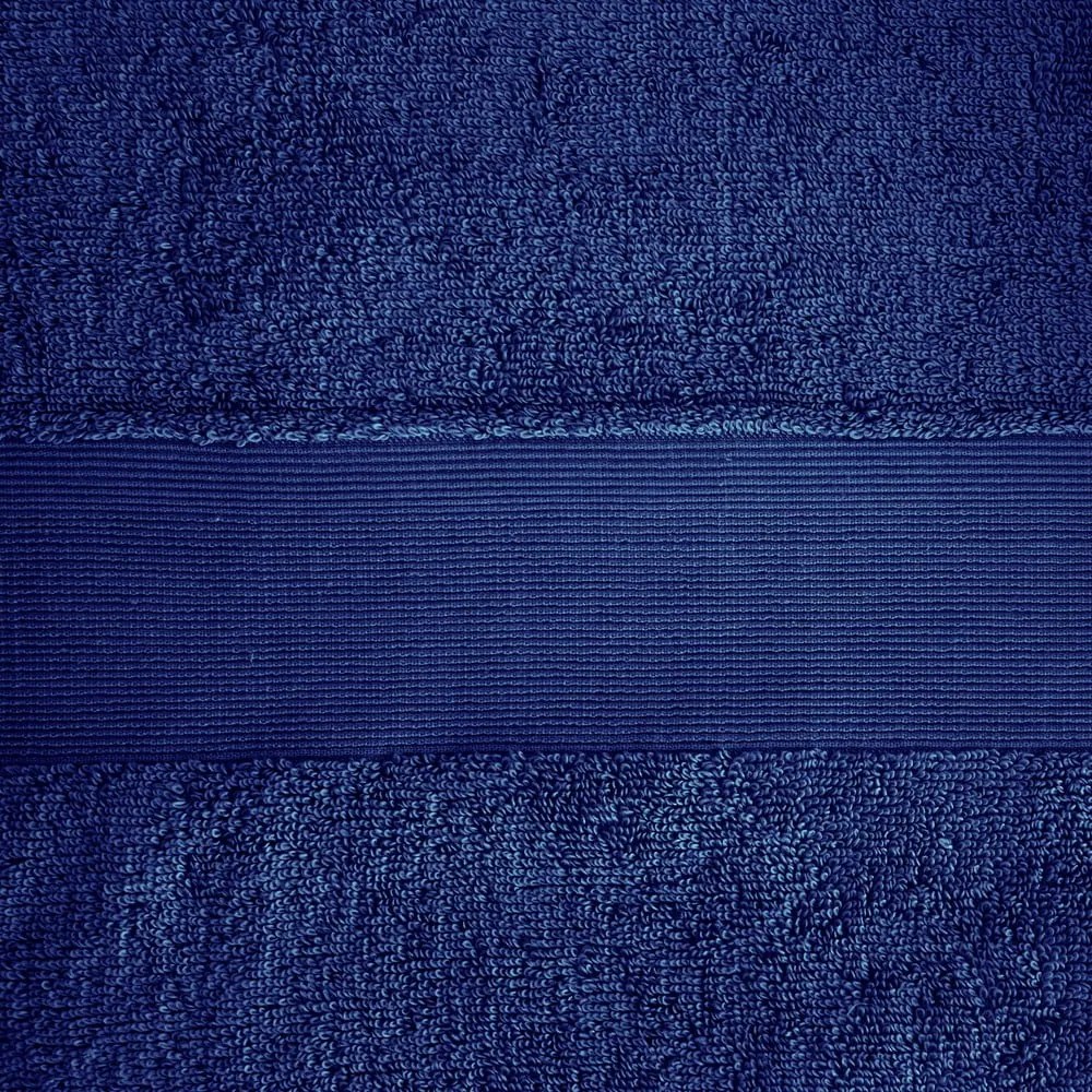 Тъмносини памучни хавлиени кърпи в комплект от 2 бр. от тери 90x140 cm Anti-Bacterial – Catherine Lansfield