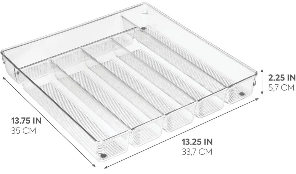 Органайзер за прибори за хранене iDesign , 34,5 x 35 cm Linus - iDesign