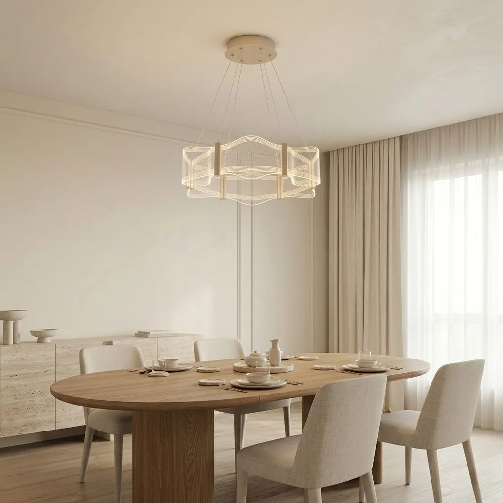 ВИСЯЩА ТАВАННА ЛАМПА G151-CP GOLD