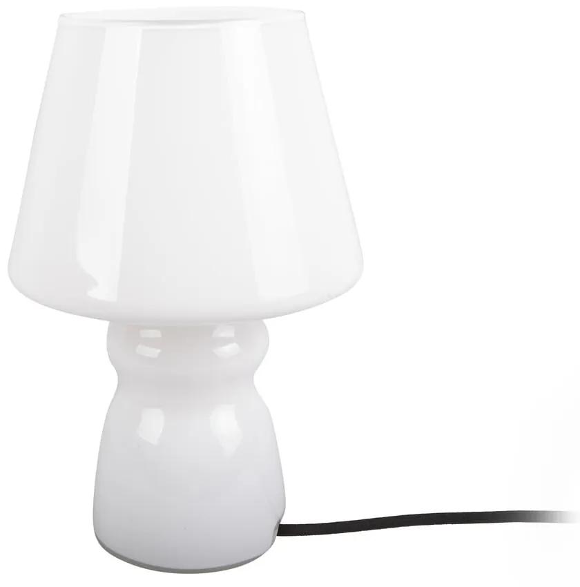 Бяла стъклена настолна лампа Стъкло, ø 16 cm Classic - Leitmotiv