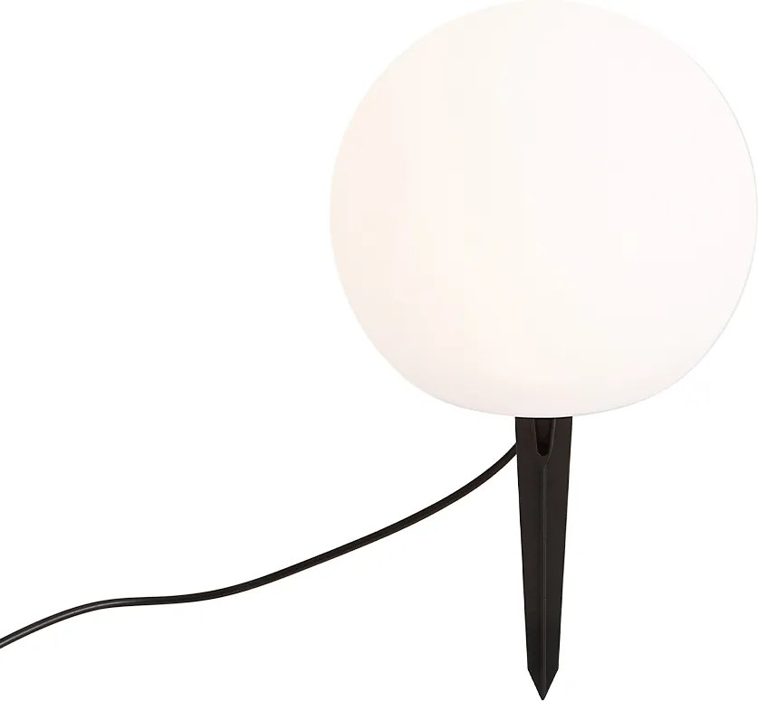 Модерна външна лампа 12V бяла 20 см вкл. LED IP65 - Voltaire Luno