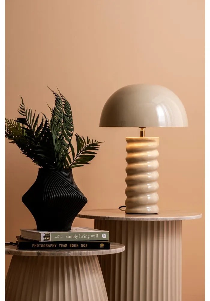 Сива настолна лампа (височина 45 cm) Gracio – Leitmotiv