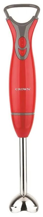 Пасатор Crown GR-2510, 400 W, 2 скорости, Метална приставка, Червен