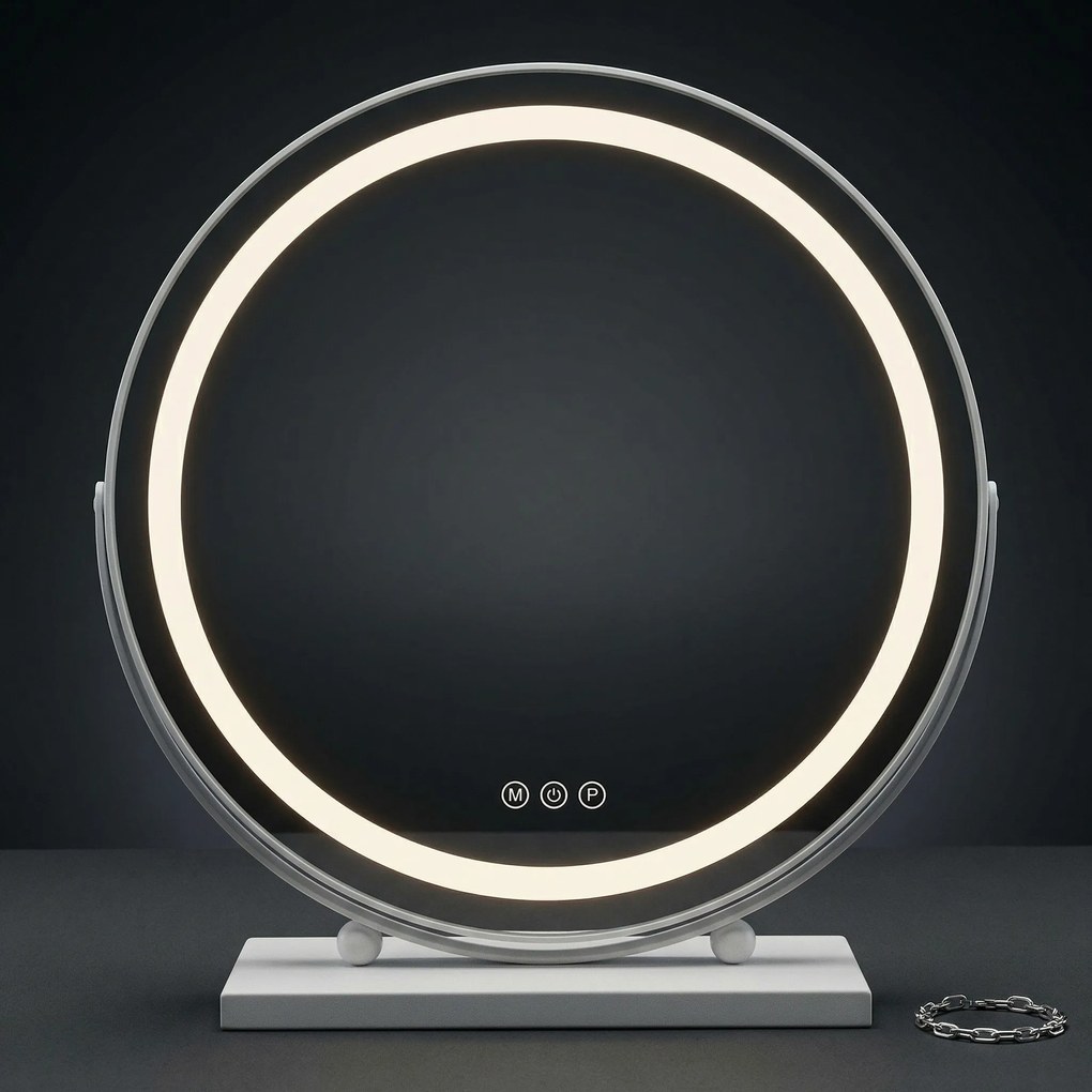 Огледало LED MAKE-UP White 50 cm