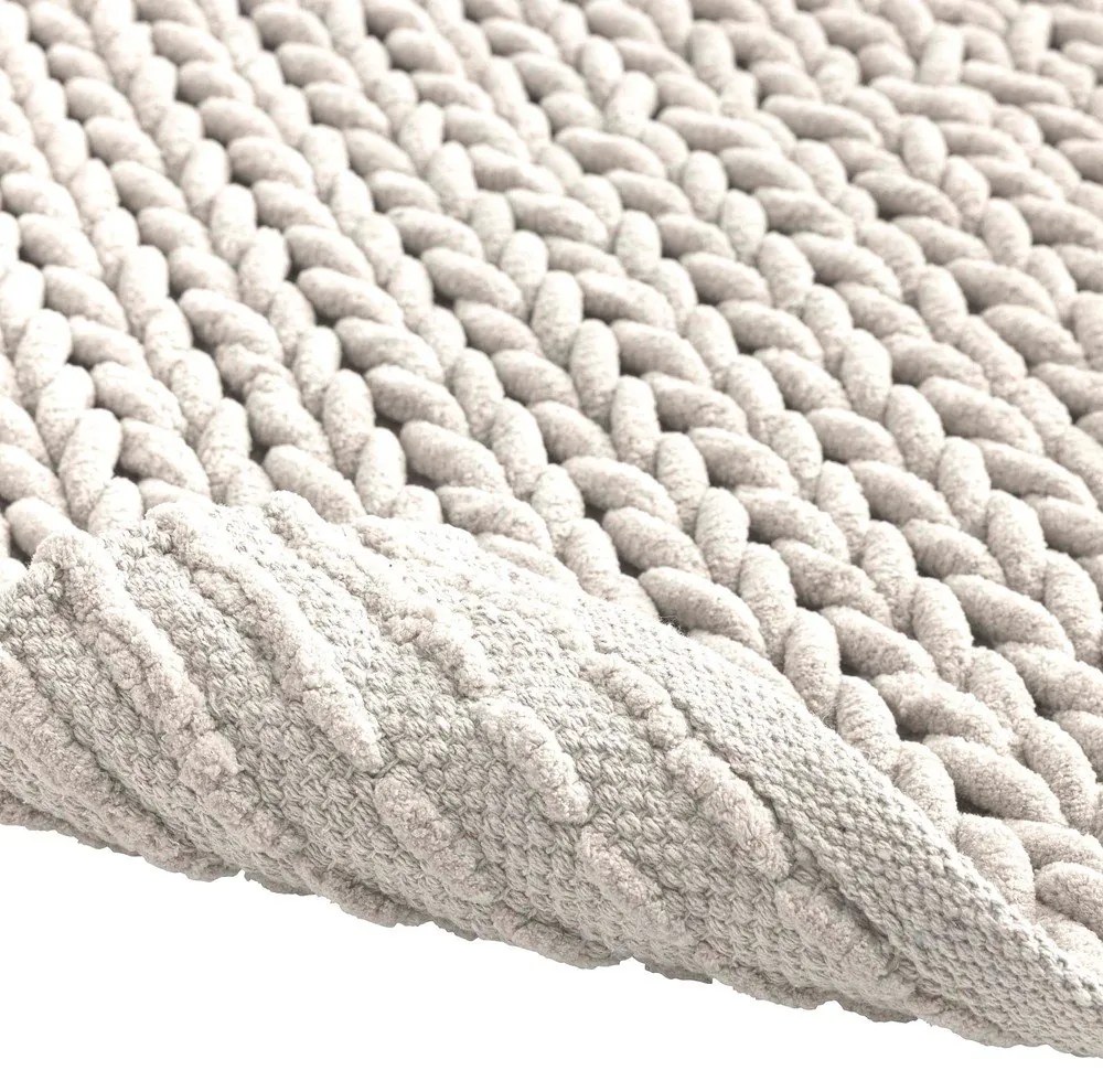 Кремав килим за баня 50x80 cm Ariel – douceur d'intérieur