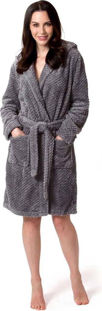 Дамски халат DIAMOND Grey S/M