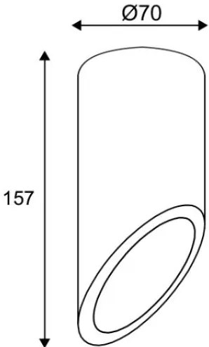 Лампа за таван Faltso 1Осветление-7x7x16-Mauro