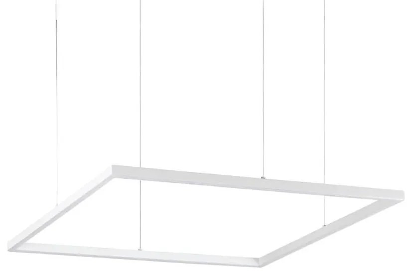 Ideal Lux - LED Пендел ORACLE SLIM LED/41W/230V 3000K 70x70 см бял