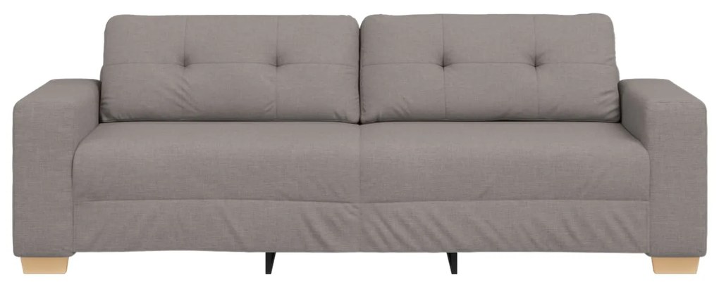 4105094 vidaXL Диван Таупе 221 x 80 x 80 см текстил