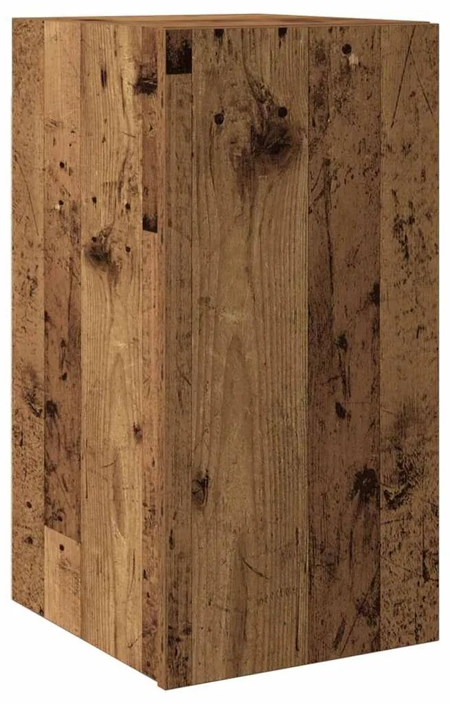 856390 vidaXL ТВ шкаф, старо дърво, 30,5x30x60 см, инженерно дърво
