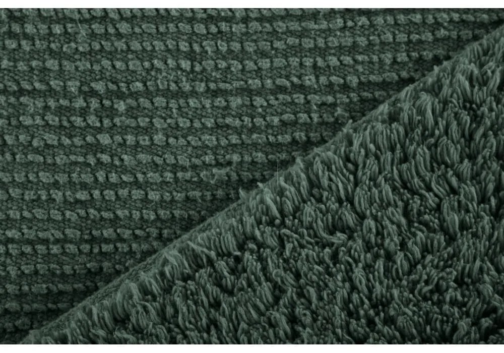 Тъмнозелена постелка за баня 100x60 cm Riva - Tiseco Home Studio
