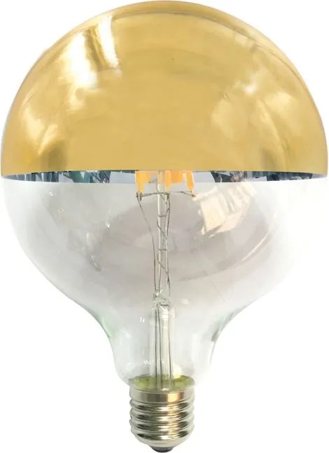 Лампа LED Filament E27 Globe 6W 2700K Dimmable Gold