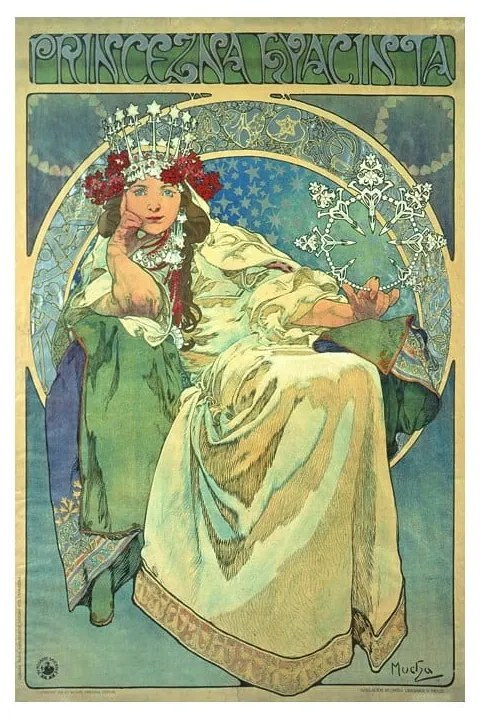 Репродукция на картина 40x60 cm Princess Hyazin - Fedkolor