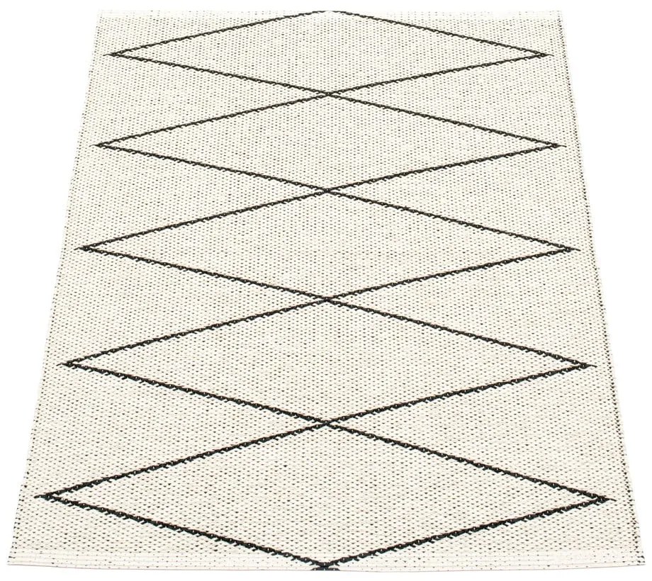 Черен килим за открито и закрито 70x100 cm Max Black – Pappelina