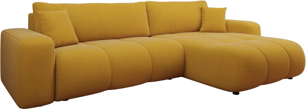 Ъглов диван Furyn L Maxi-Горчица