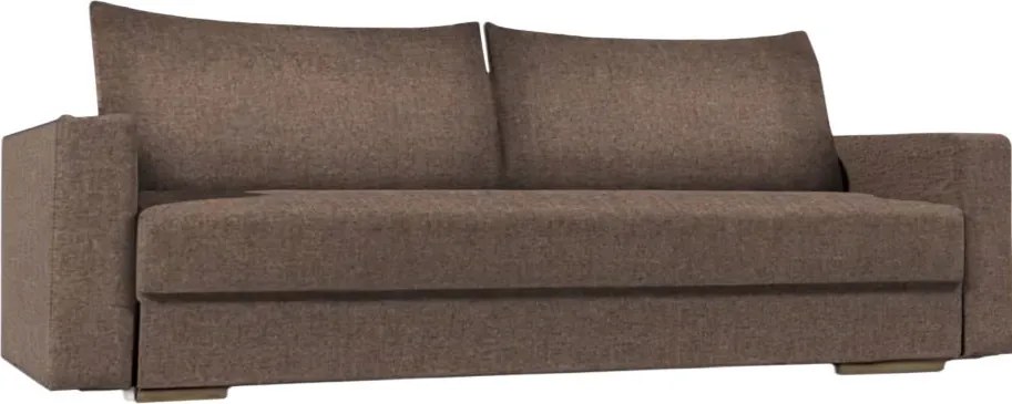 Диван Kleio двуместен-150φ 80β εκ.-Σοκολατί