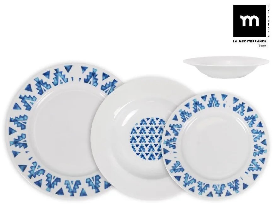 Сервиз за хранене LA MEDITERRANEA Marvin ,12 части, порцелан