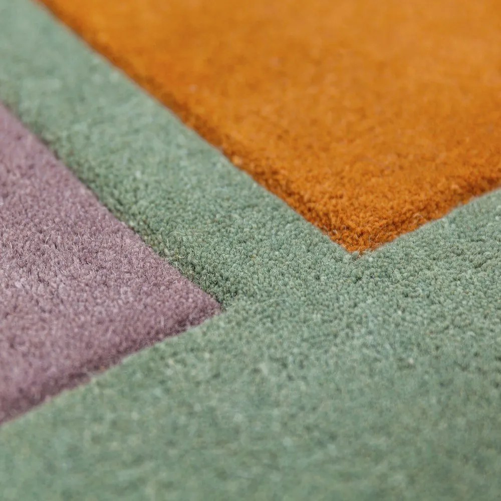 Ръчно изработен вълнен килим 120x180 cm Shuffle Shaped – Flair Rugs