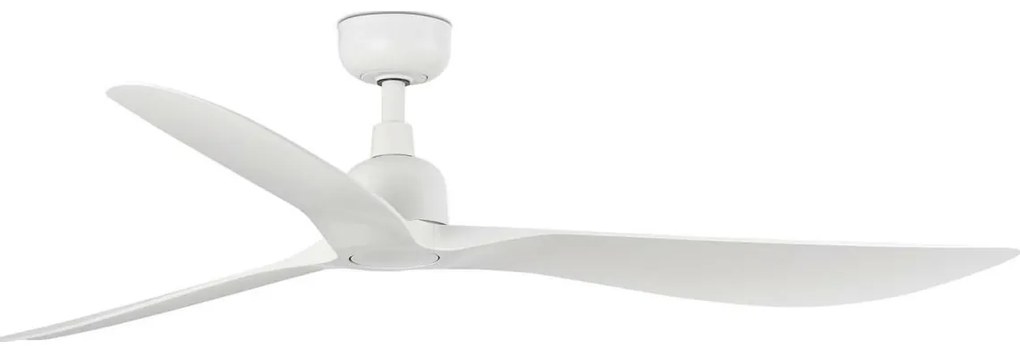FARO 34363- Вентилатор за таван OUTWOOD L бял Ø 150 см IP44 + дистанционно управление