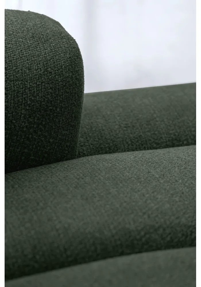 Тъмнозелен ъглов диван (десен ъгъл) Shell – Miuform