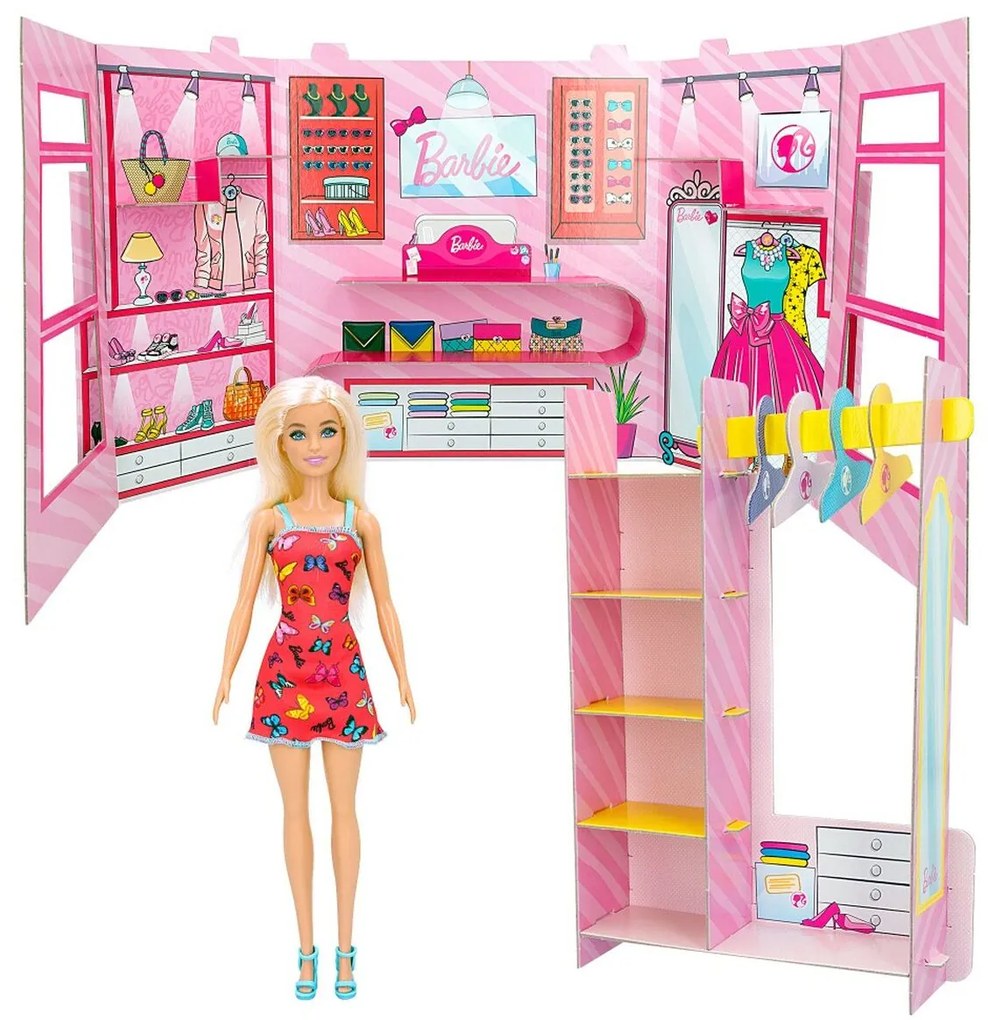 Playset Barbie Fashion Boutique 9 Части 6,5 x 29,5 x 3,5 cm