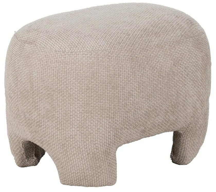 Бежова шенилова табуретка – Ixia