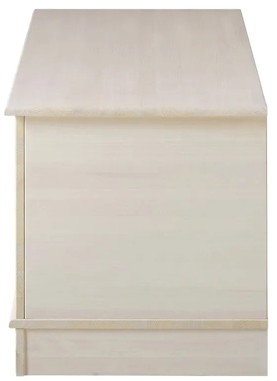 Бяла ракла от масивен бор 80x45 cm Anita – Støraa