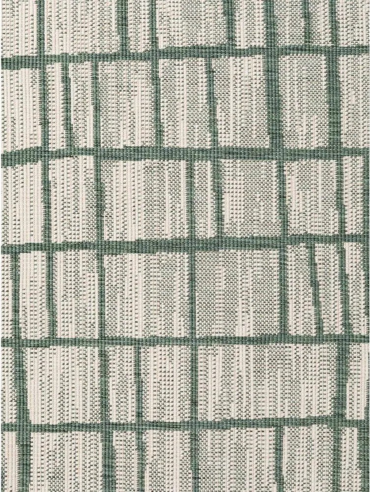 Зелен/кремав кръгъл килим за открито и закрито ø 160 cm Haringey Crouch – Ted Baker