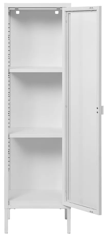 Бяла метална витрина 40x140 cm Brisbane – House Nordic