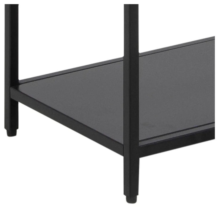 Черна метална библиотека 70x185 cm Newcastle – Actona