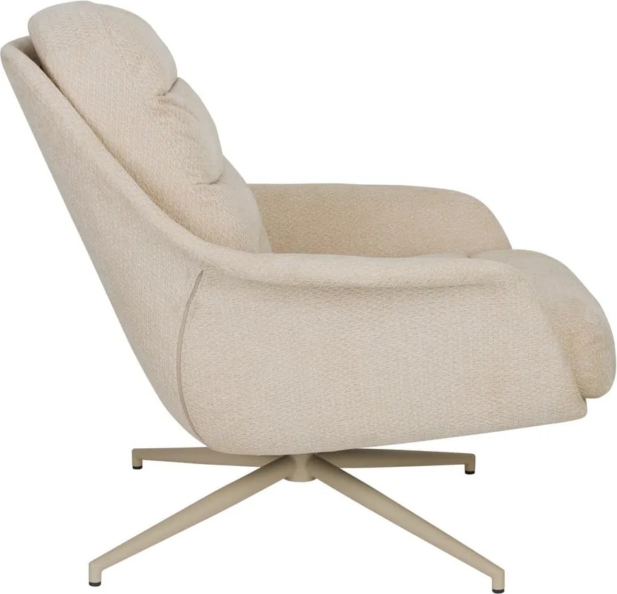 Бежово въртящо се кресло Philly – Zuiver