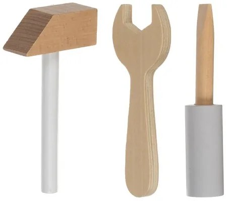 Дървена работилница за деца с инструменти - образователна играчка 3в1