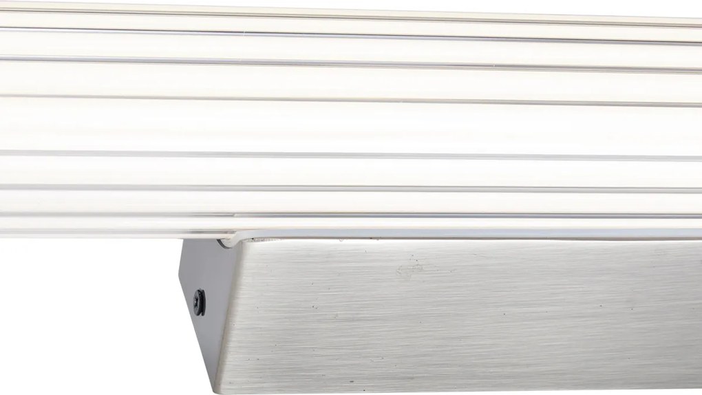 Ретро стенна лампа Gunmetal 80.4cm вкл. LED IP44 - Coco