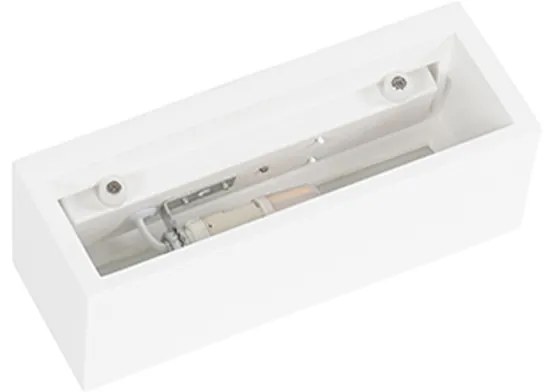 Модерна стенна лампа бяла със светлинен ефект - Tjada Novo