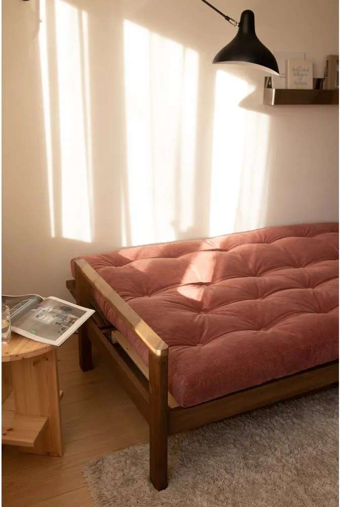 Разтегателен диван 205 cm в черно и антрацит Knob - Karup Design