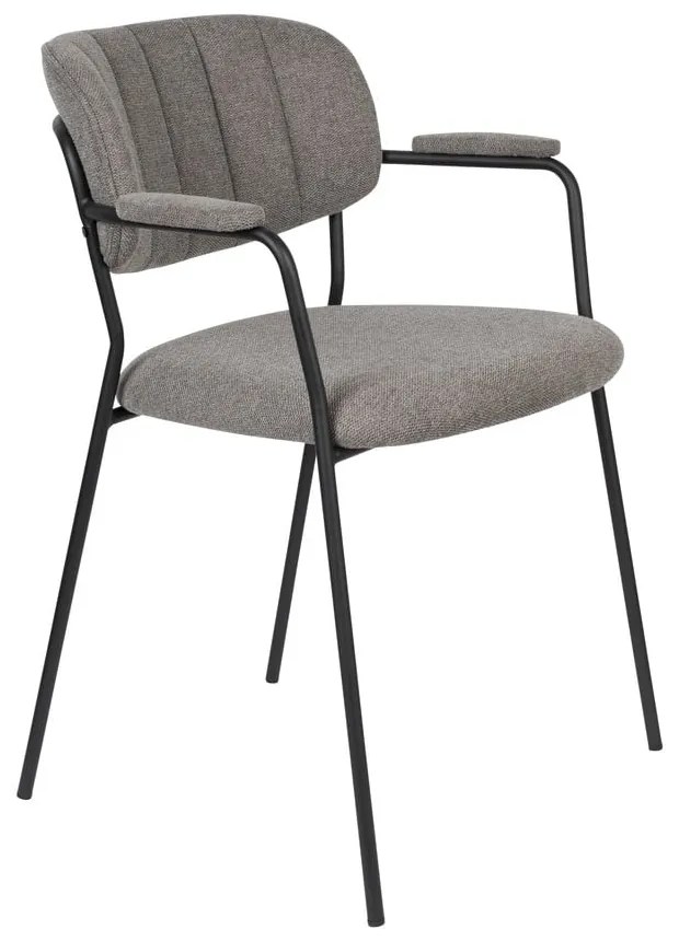 Светлосиви трапезни столове в комплект от 2 Jolien - White Label