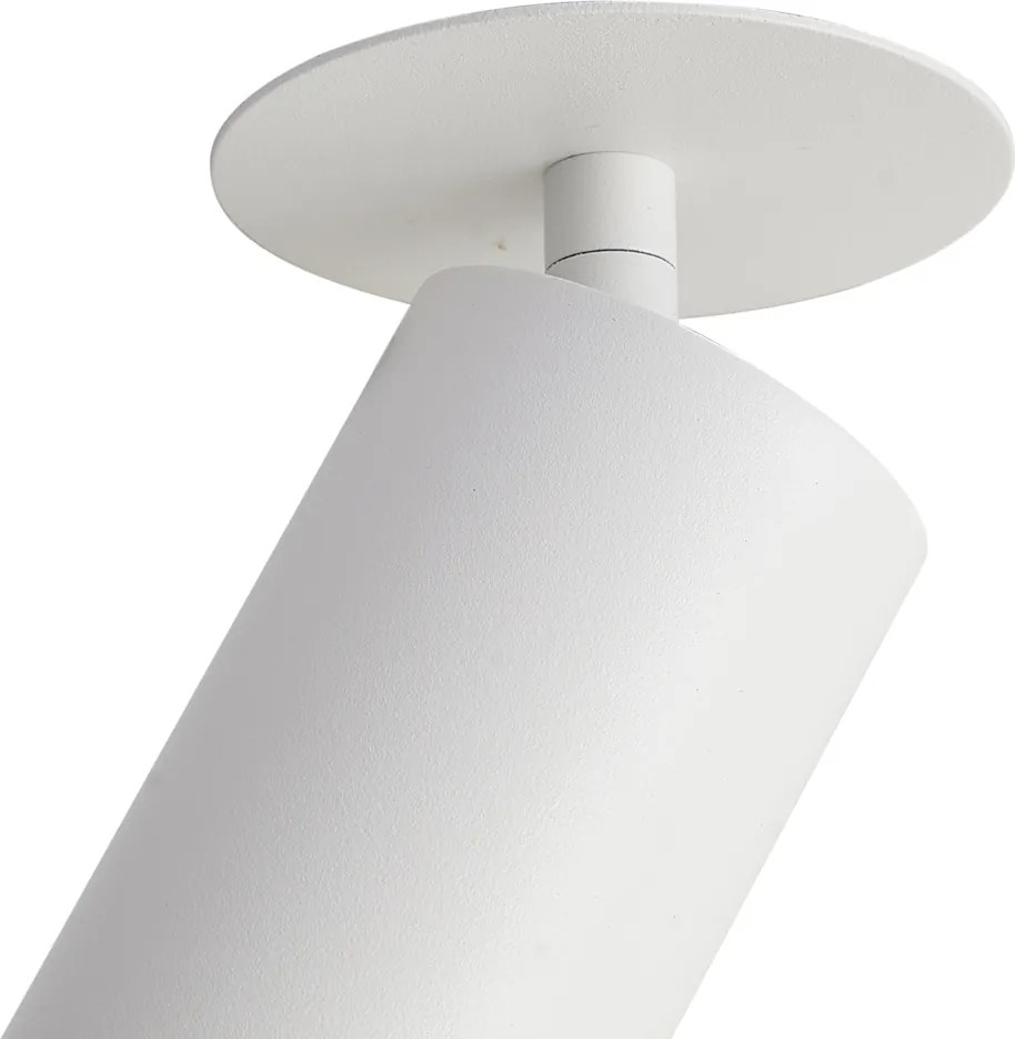 Модерен вграден прожектор бял GU10 50mm IP44 - Chels