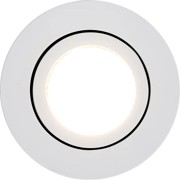 Вграден прожектор бял 6,8 см вкл. LED 545 lm димируем IP65 - Gaius