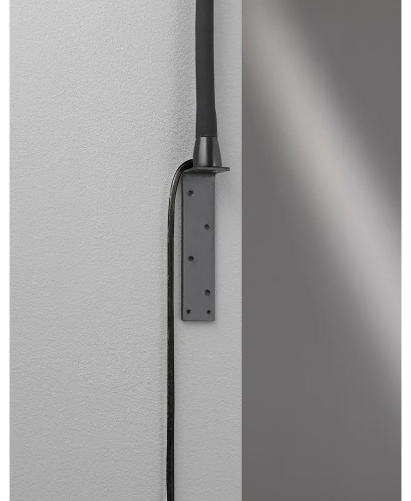 Черен метален LED затъмняващ се прожектор Raik – Fischer & Honsel