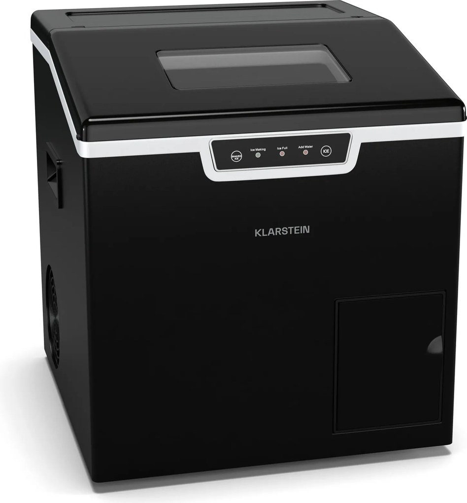 Klarstein Индустриална машина за ледени кубчета Icefestival Bullet, 400W, 3 литра, 20кг/24ч