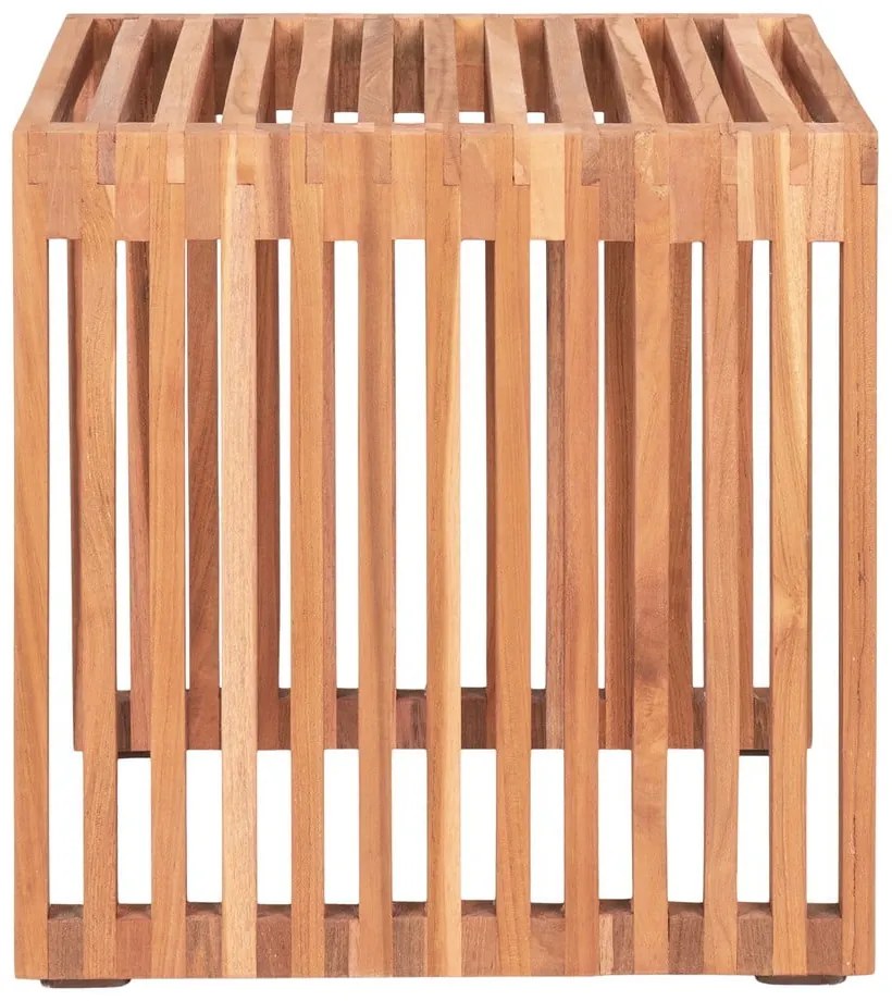 Странична маса от тиково дърво 40x40 cm Pego - House Nordic